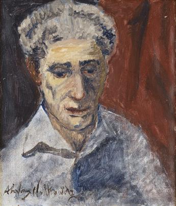 ABRAHAM WALKOWITZ Portrait of Chaim Gross.